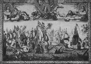 Bataille de Texel, vers 1675 - Romeyn de Hooghe