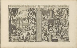 Boissons en Inde orientale ; Laques et papiers de Chine - Romeyn de Hooghe