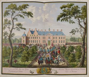 Sa Majesté le Roi à Hof te Dieren - Romeyn de Hooghe