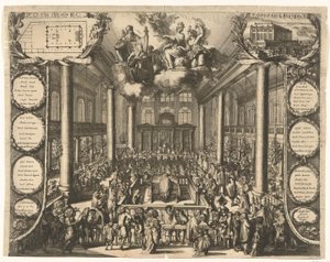 Inauguration de la synagogue portugaise à Amsterdam, 1675 - Romeyn de Hooghe