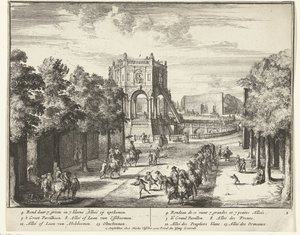 Allée dans le parc d