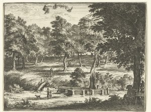 Paysage avec la source 