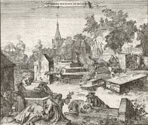 Deuil au cimetière portugais-juif de Beth Haim d