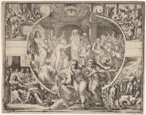 Résurrection de Lazare avec des scènes de la vie du Christ - Romeyn de Hooghe
