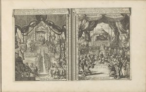 Tribunal en Chine et en Abyssinie - Romeyn de Hooghe