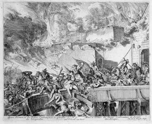 Cycle de gravures de Vienne, Explosion d