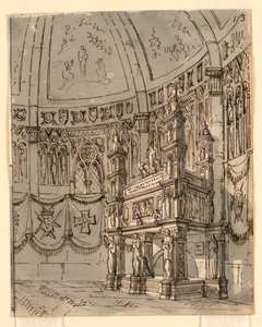 Décor de scène, intérieur d