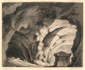 Décor de scène, Tombe dans une grotte