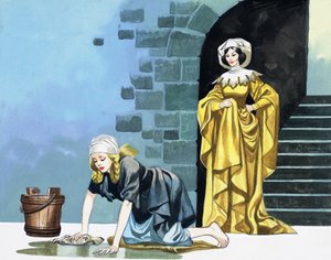 De joyeuses retrouvailles, extraites de "La légende de Gudrun". - Ron Embleton