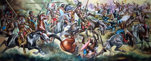 Bataille entre Indiens d