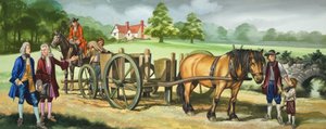 Les jours de Daniel Defoe (1660-1731) (gouache sur papier) - Ron Embleton