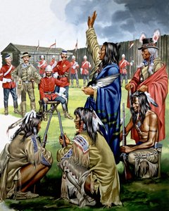 Indiens et soldats américains - Ron Embleton