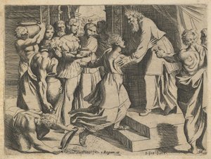 La Reine de Saba apportant des cadeaux au Roi Salomon - Rosa