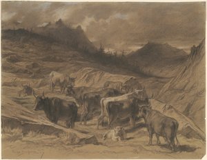 Bétail en Auvergne - Rosa Bonheur