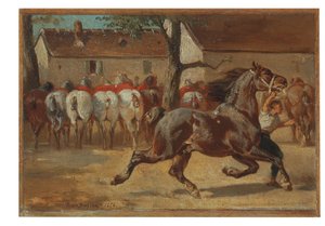 Cheval au trot