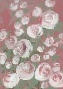 Roses rose pâle - Rosana Laiz Blursbyai