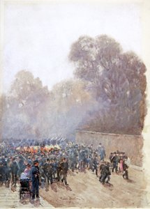 Le Défilé des Soldats 1891 - Rose Maynard Barton