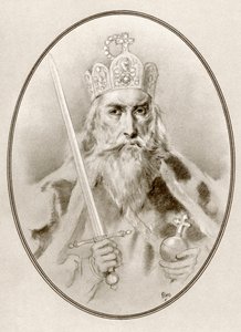 Charlemagne, alias Charles le Grand ou Charles Ier, des Biographies Vivantes des Célèbres Dirigeants - Ross Gordon