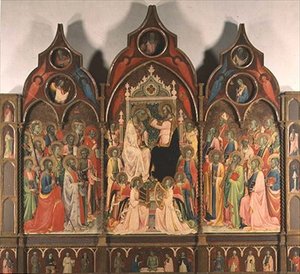 Couronnement de la Vierge - Rossello di Jacopo Franchi