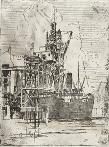 Cargo au quai - Roswell Morse Shurtleff