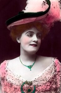 Evie Greene 1875-1917, actrice anglaise, 1906
