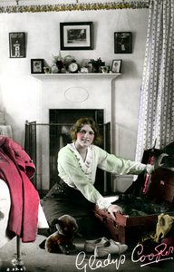 Gladys Cooper 1888-1971, actrice anglaise, début du 20ème siècle - Rotary Photo
