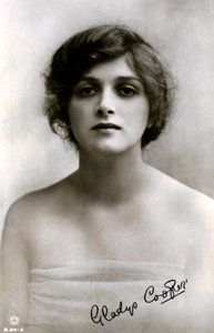 Gladys Cooper 1888-1971, actrice anglaise, début du 20e siècle - Rotary Photo