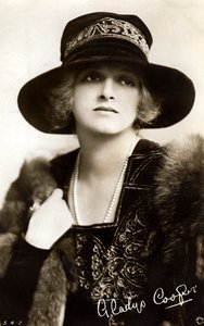Gladys Cooper 1888-1971, actrice anglaise, début du 20e siècle