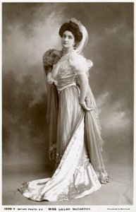 Lillah McCarthy, actrice et directrice de théâtre britannique, vers 1900