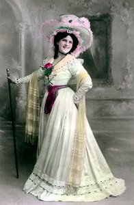 Zena Dare 1887-1975, actrice anglaise, 1906 - Rotary Photo