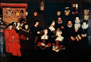 Sir Thomas More, son père, sa maison et ses descendants, vers 1593 - Rowland Lockey