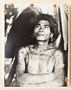 Un Ifugao tatoué du district de Kababuyan - Roy Barton