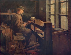 Tourneur hollandais au travail (Blokje-Maker)