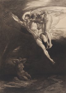 Lucifer porte Caïn dans l