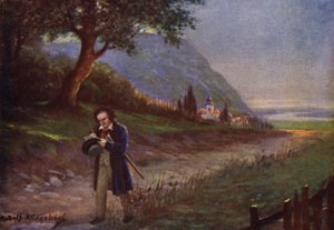 Beethoven lors de sa promenade matinale dans la banlieue de Vienne, Kahlenbergerdorf - Rudolf Klingsbogl