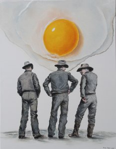 Faux, 2024 (huile sur toile)