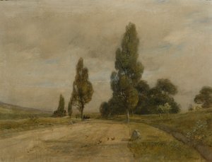 Route près de Deutsch-Altenburg au pied de la colline des Turcs