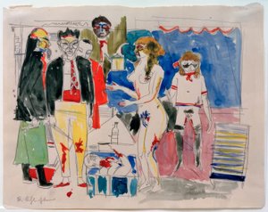 Scène sadique - Rudolf Schlichter