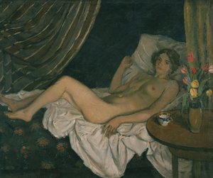 Femme allongée
