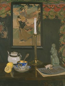 Nature morte avec chandelier - Rudolf Vejrych