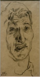 Autoportrait en prisonnier (en Russie) - Rudolf Wacker