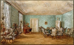 Salon de Fanny Elssler - Rudolf von Alt