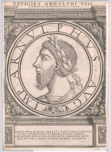 Empereur de Francie orientale Arnulf (gravure) - Rudolph Wyssenbach