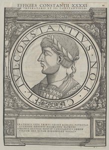 Empereur romain Constance II (impression) - Rudolph Wyssenbach
