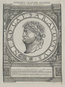 Empereur romain Néron (impression) - Rudolph Wyssenbach