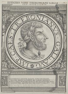 Empereur romain Trebonianus Gallus (impression) - Rudolph Wyssenbach