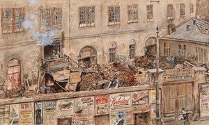 La fonderie de fer Kitschelt à Skodagasse à Vienne - Rudolf von Alt