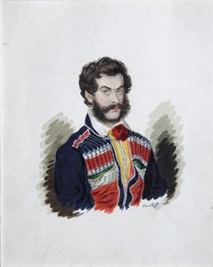 Portrait du décembriste comte Zakhar Chernyshov 1796-1862, années 1830 - Rufim Ivanovich Dorokhov