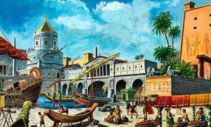 Alexandrie (gouache sur papier)