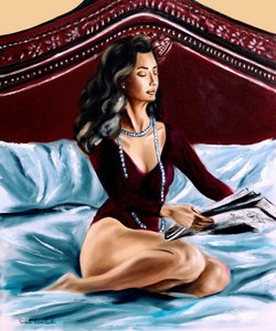 Le Lecteur II, 2023 - Ruslana Levandovska